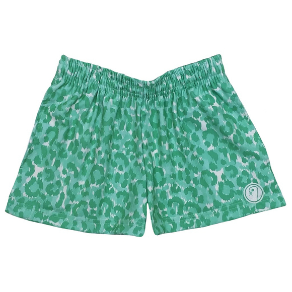Lax So Hard Other - LAX SO HARD Girls Green Leopard Shorts Size L EUC